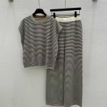 2 piece Stripped Knit Set