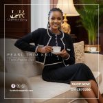 Pearl Trim 2 piece knit set